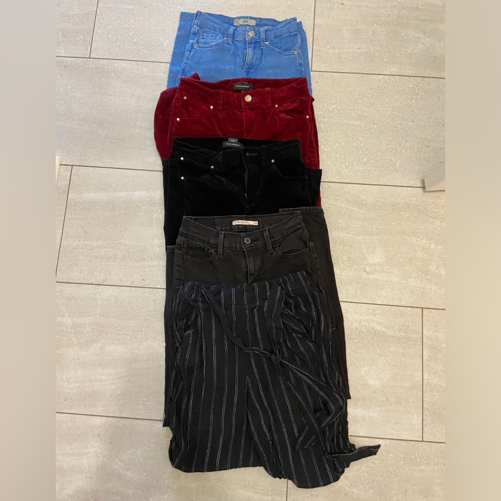 5 pairs of pants - including Club Monaco and Aritzia